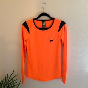 Neon orange long sleeve from Pink